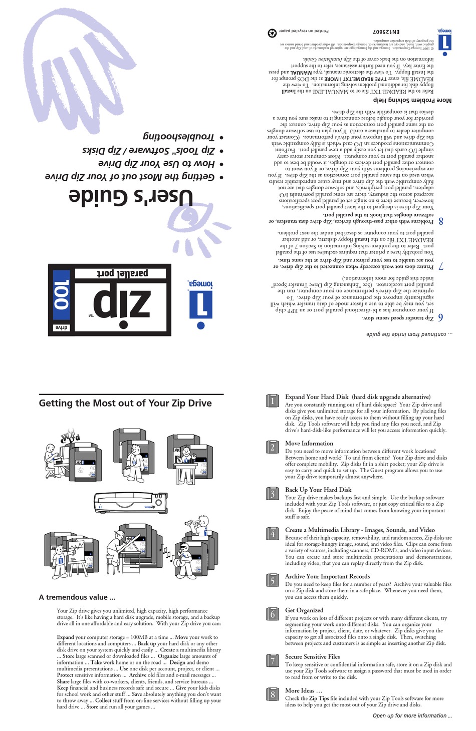 Iomega Zip Drive User%27s Manual