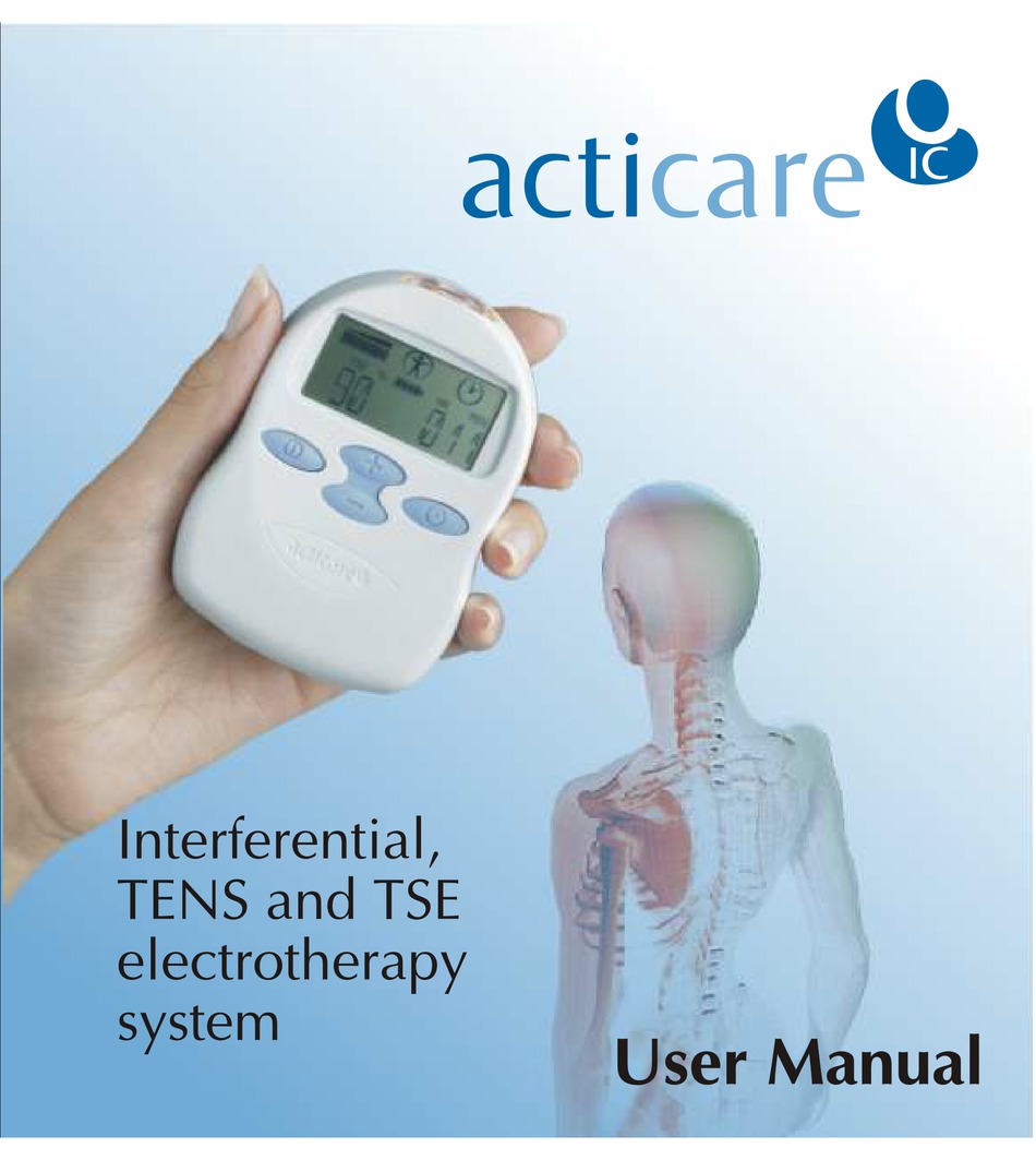 ACTICARE TSE USER MANUAL Pdf Download | ManualsLib