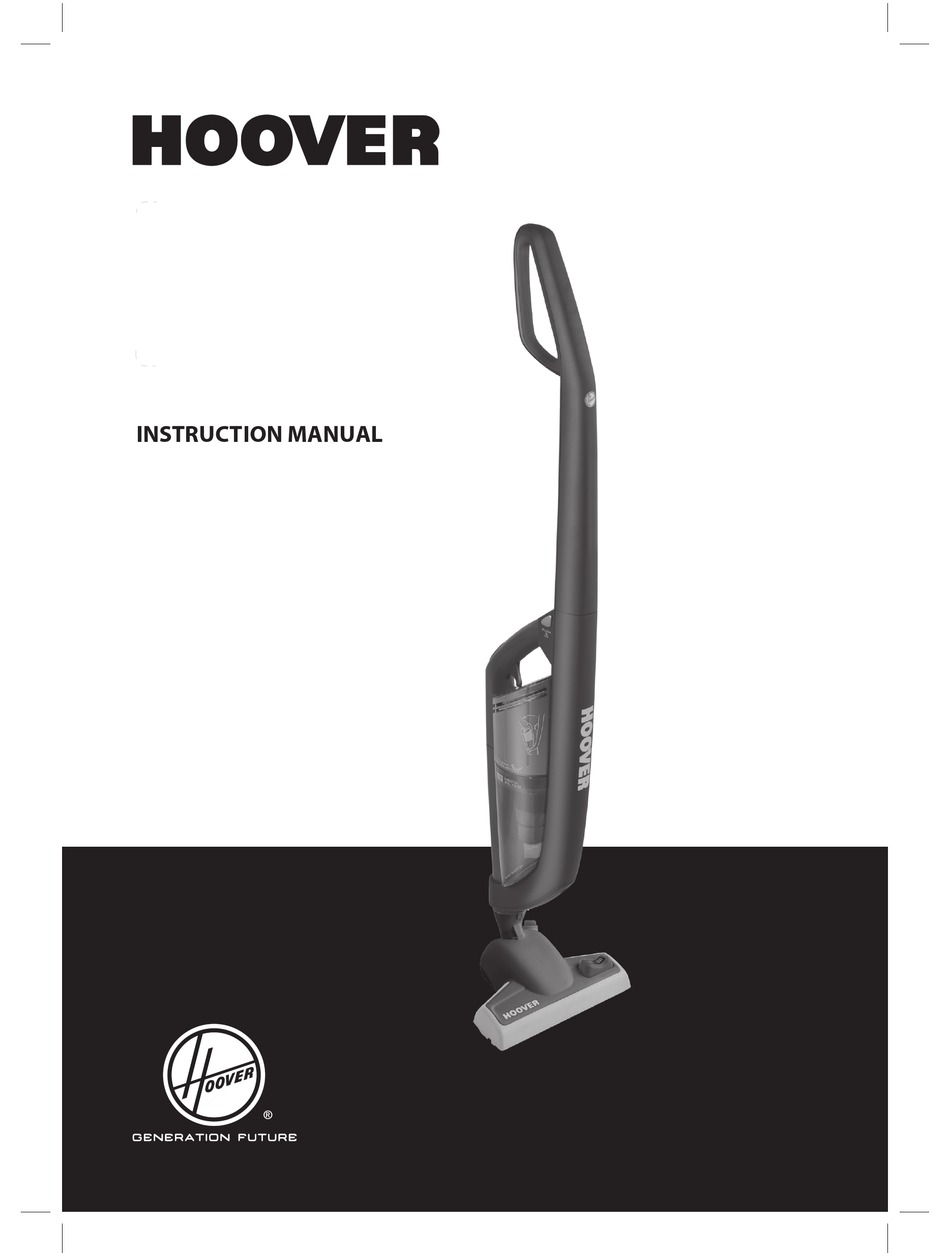 Hoover Freejet Instruction Manual Pdf Download Manualslib