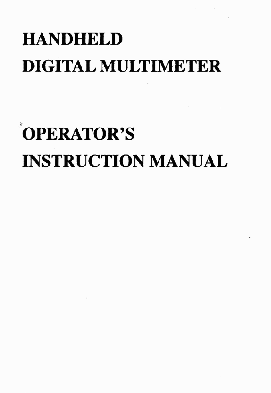 PDI DM68 INSTRUCTION MANUAL Pdf Download | ManualsLib