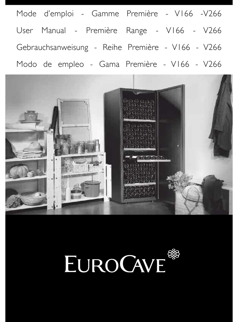Eurocave Premiere V166 User Manual Pdf Download Manualslib