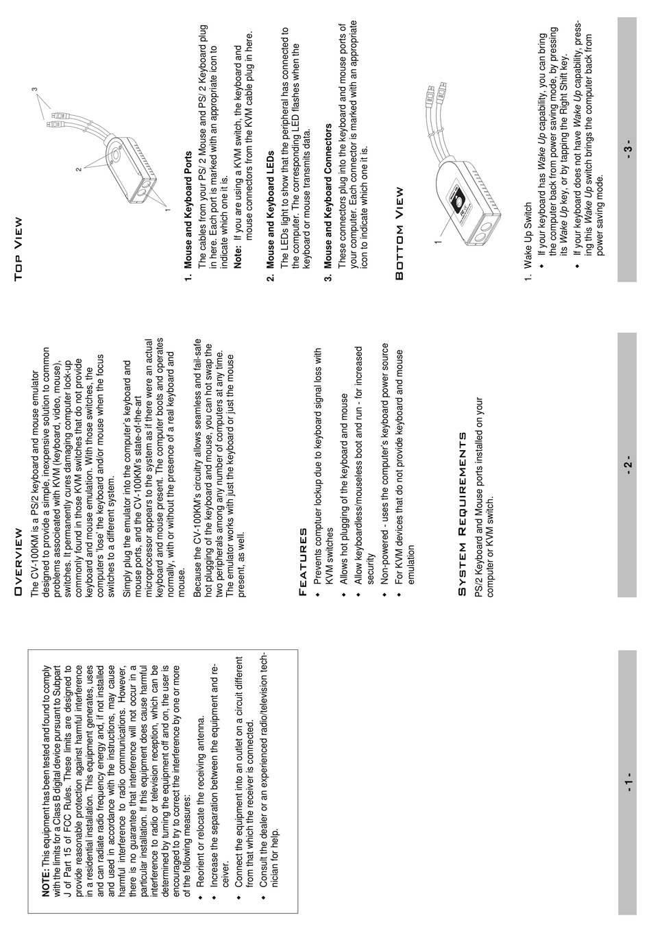 ATEN CV-100KM USER MANUAL Pdf Download | ManualsLib