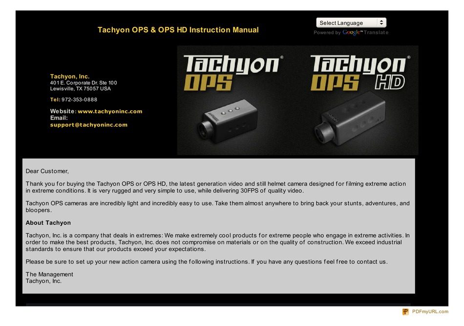 tachyon ops