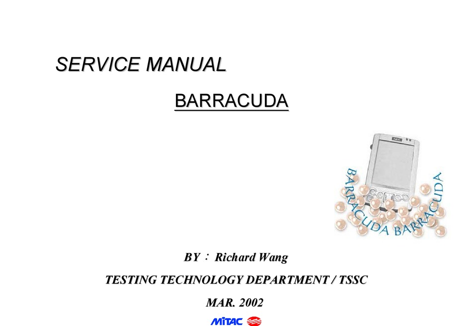 NEC BARRACUDA SERVICE MANUAL Pdf Download ManualsLib