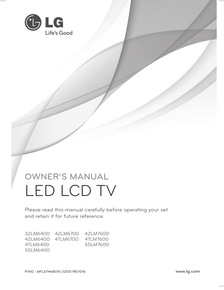 LG 32LM6400 OWNER'S MANUAL Pdf Download | ManualsLib