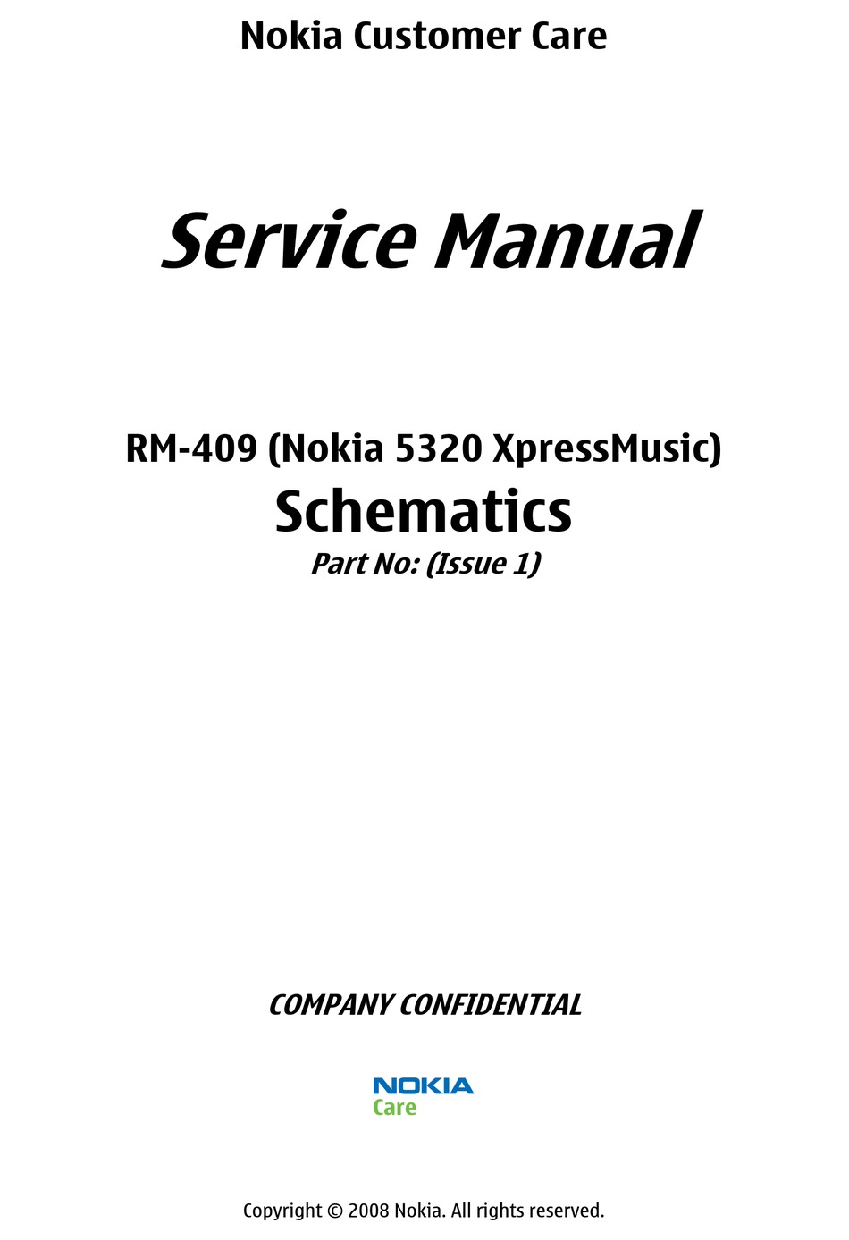 NOKIA 5320 XPRESSMUSIC SERVICE MANUAL Pdf Download ManualsLib