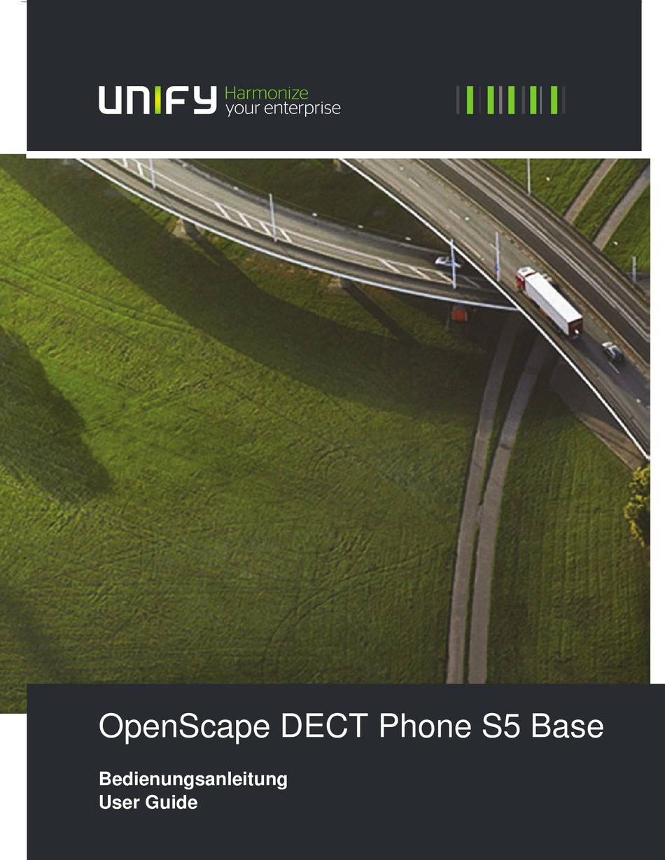 UNIFY OPENSCAPE DECT PHONE S5 BASE USER MANUAL Pdf Download | ManualsLib