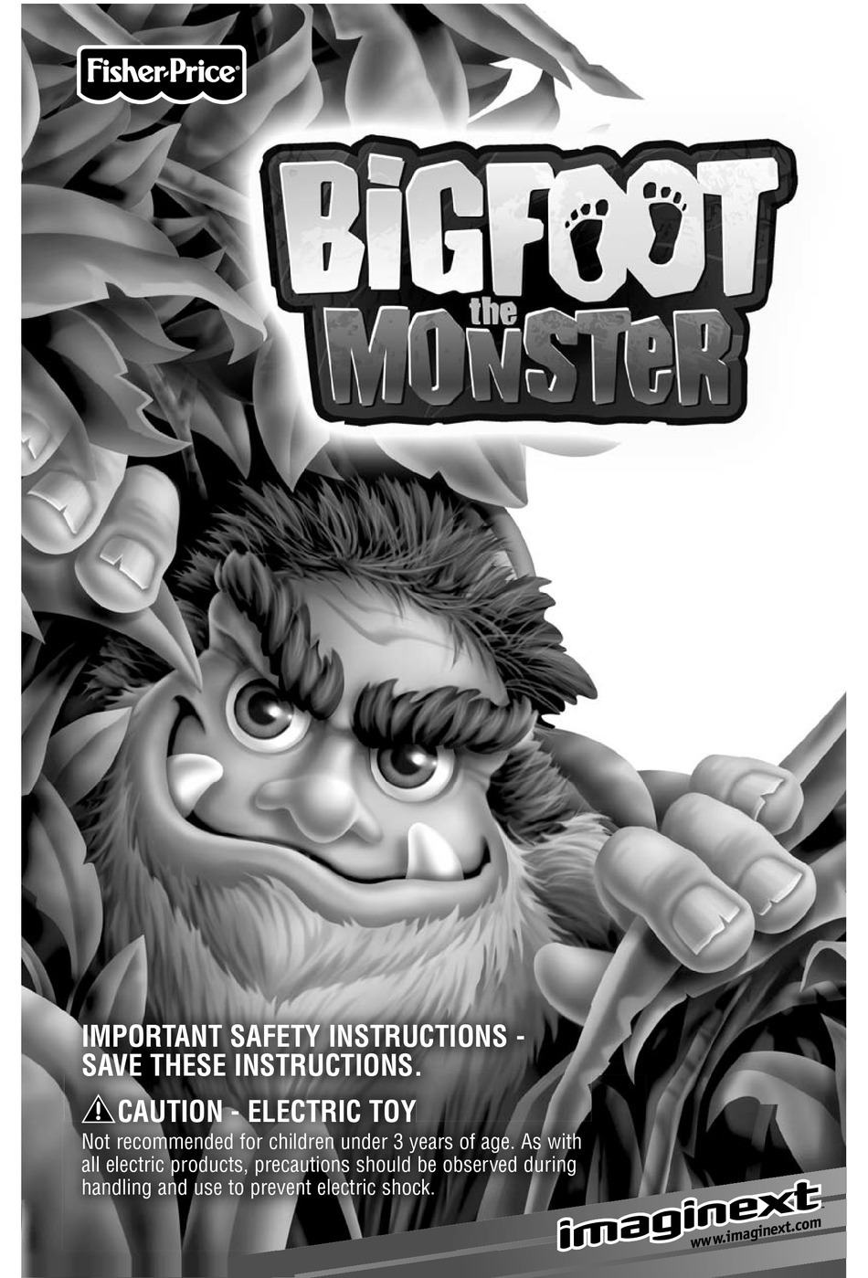 Fisher Price Bigfoot The Monster Instruction Sheet Pdf Download Manualslib