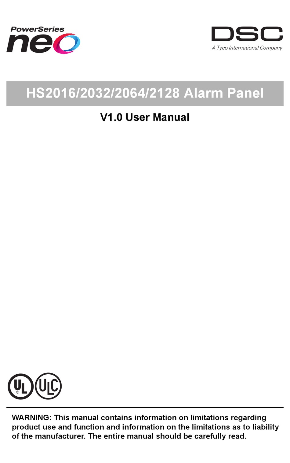DSC HS2016 USER MANUAL Pdf Download | ManualsLib
