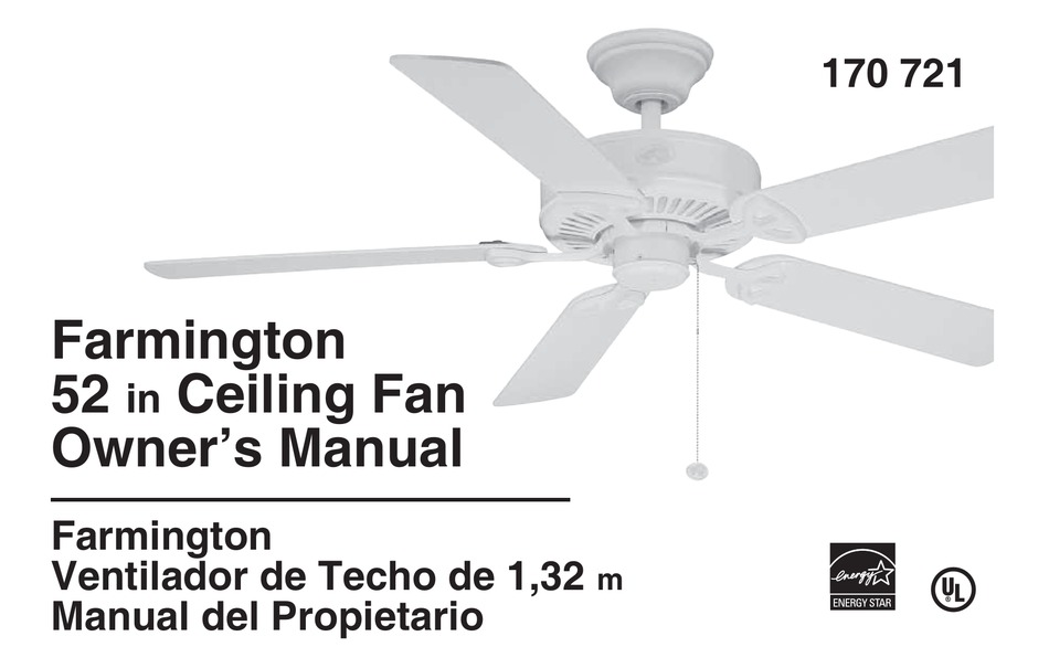 Hampton bay model 52-cs manual