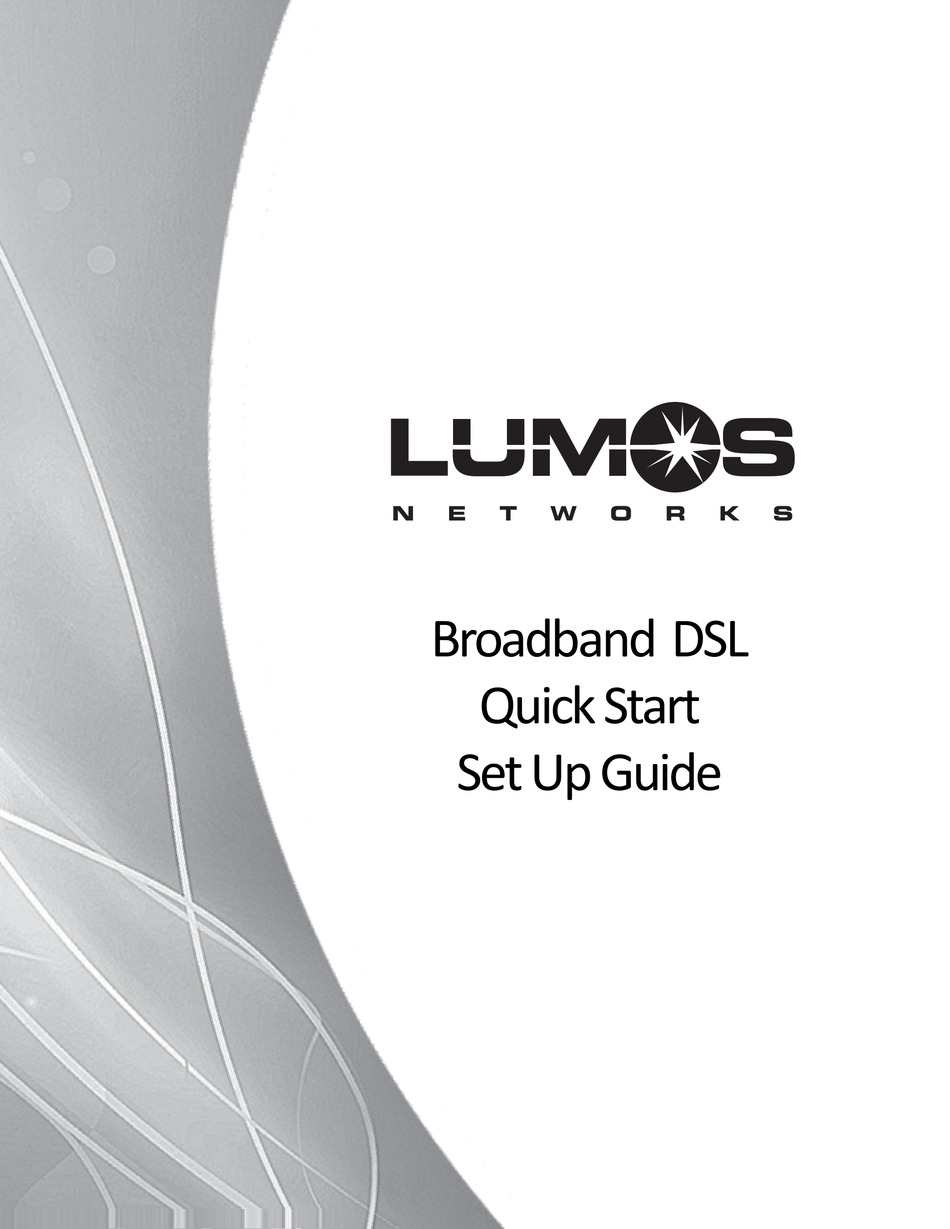 Notes - Lumos Networks DSL Modem Quick Start Setup Manual [Page 13] |  ManualsLib