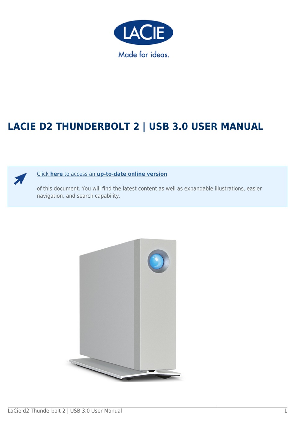 lacie 3tb d2 thunderbolt 2 external hard drive