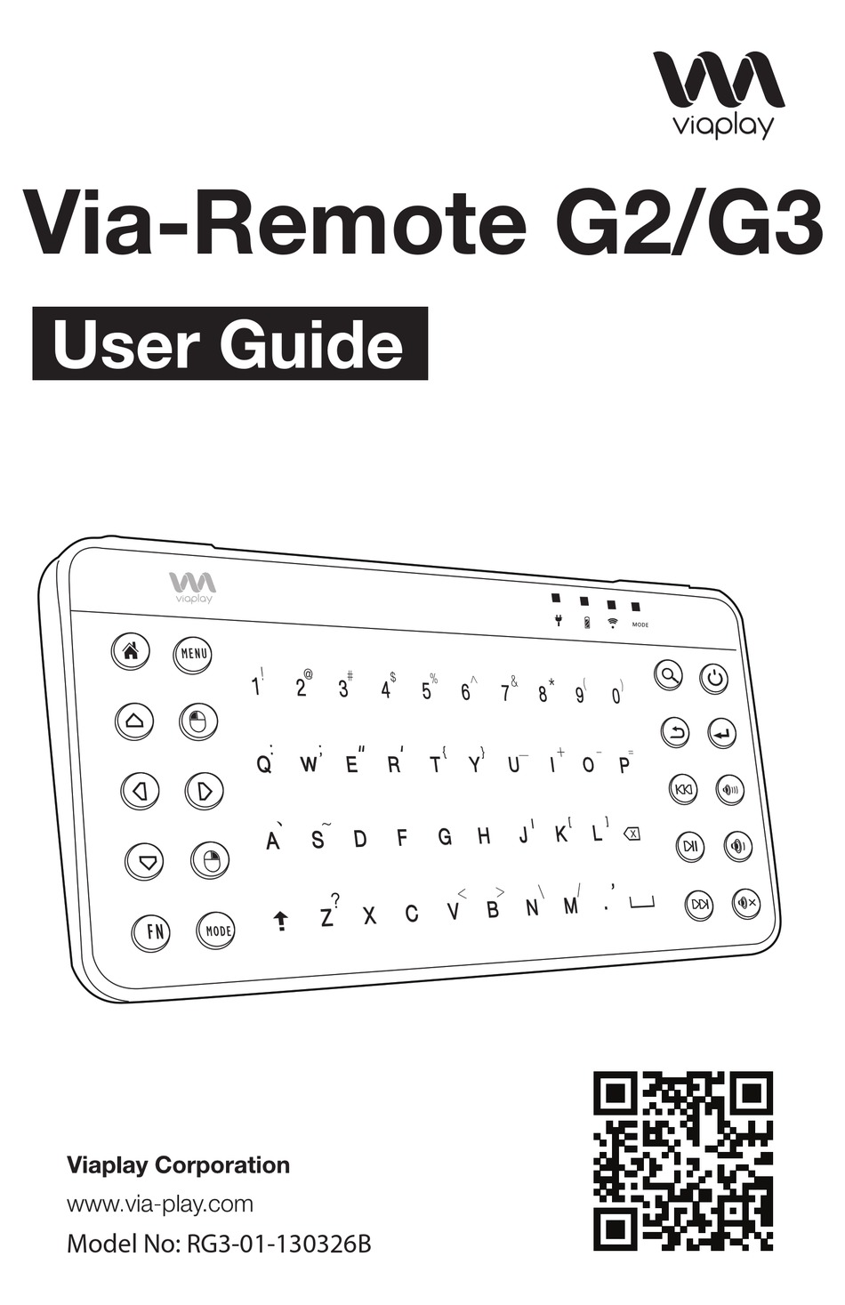 Viaplay Via Remote G2 User Manual Pdf Download Manualslib