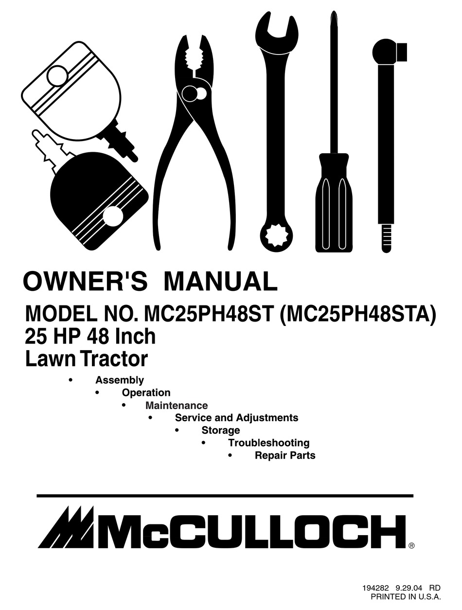 Mcculloch ride on discount mower drive belt