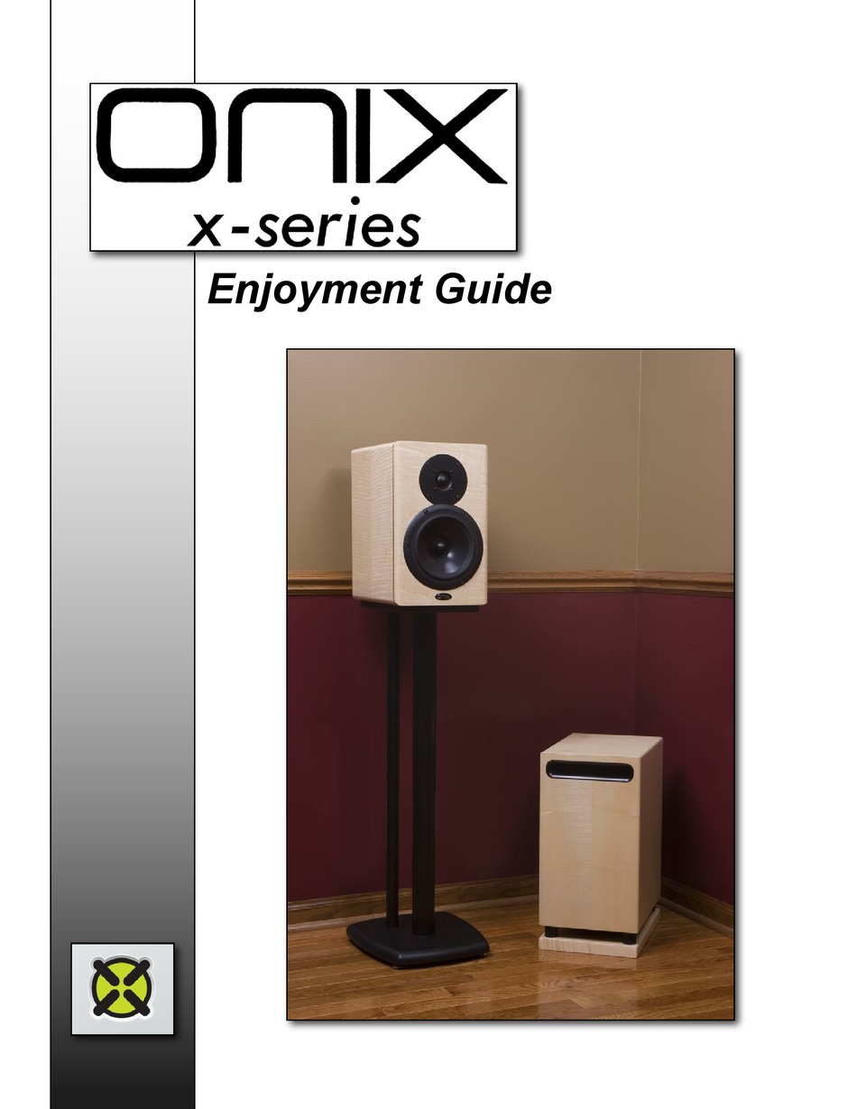 ONIX XSERIES ENJOYMENT MANUAL Pdf Download ManualsLib