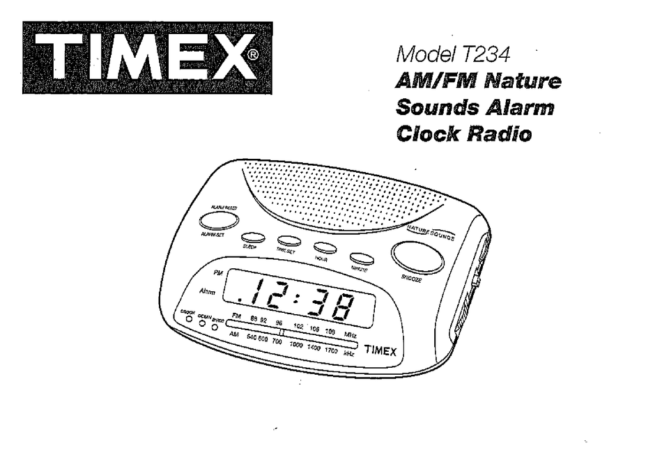 TIMEX T234 INSTRUCTION MANUAL Pdf Download | ManualsLib