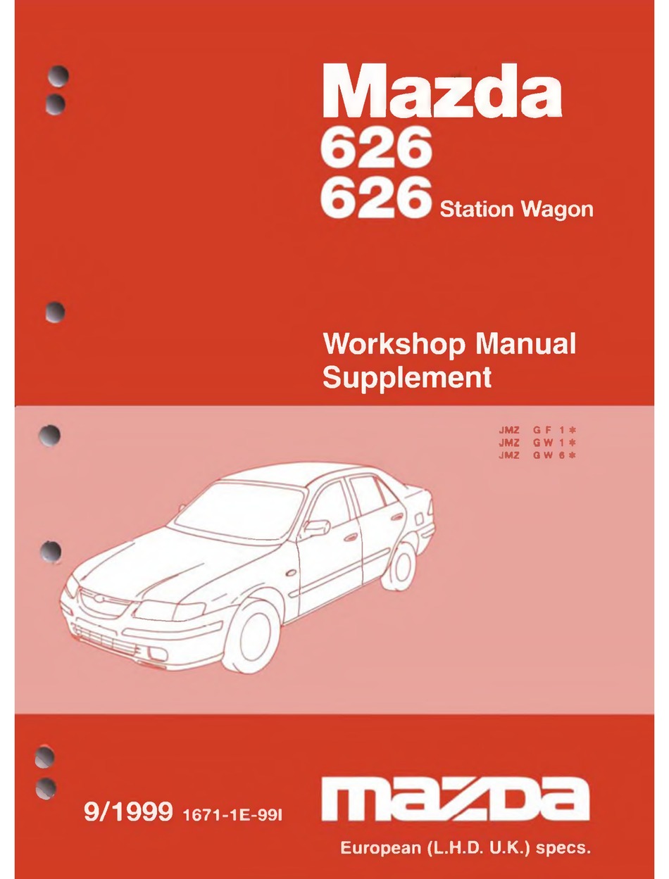 MAZDA 626 MANUAL Pdf Download ManualsLib