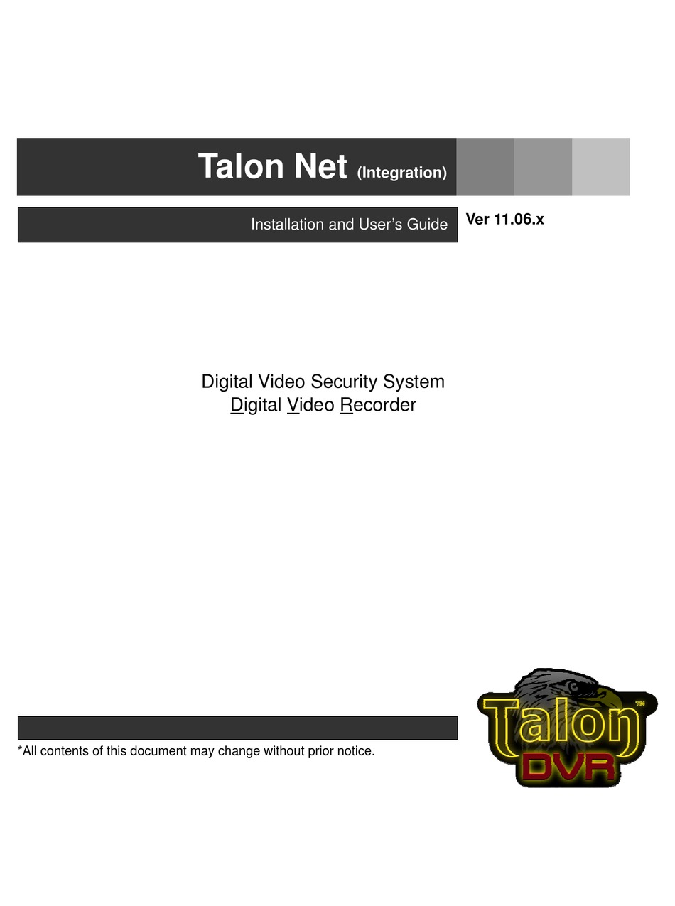 talon dvr