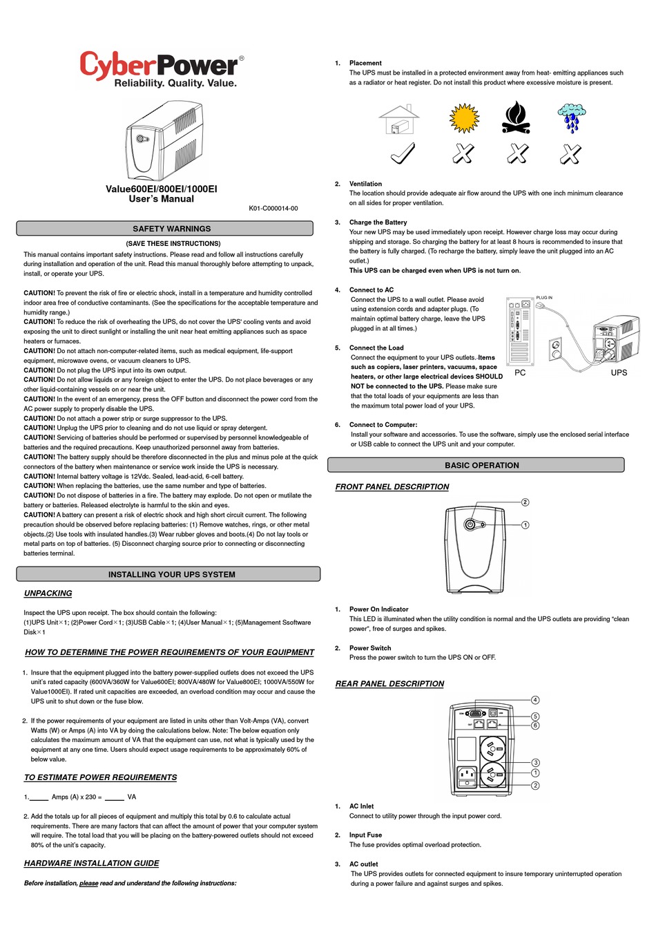 cyberpower-1350-avr-manual