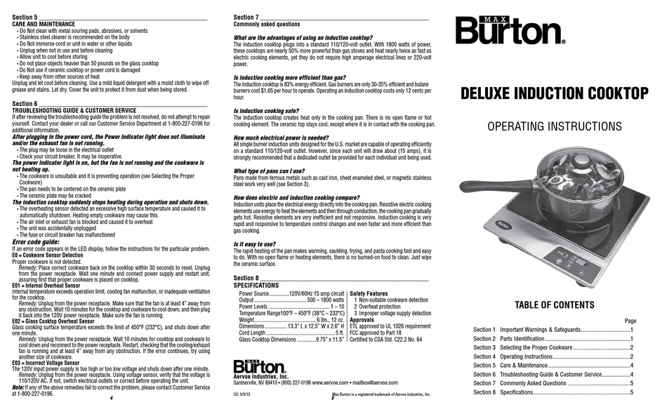 BURTON 6200 OPERATING INSTRUCTIONS Pdf Download ManualsLib