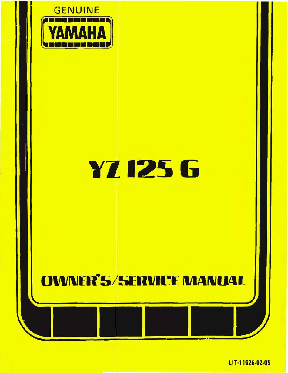 yamaha sr 125 manual free download yamaha sr 125 manual free download