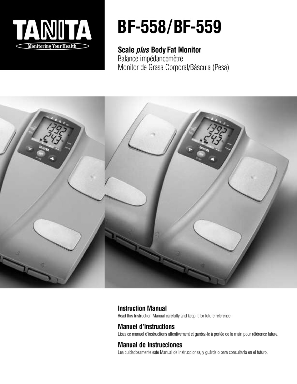 Tanita Bf-559 Body Fat Monitor Digital Scale for sale online
