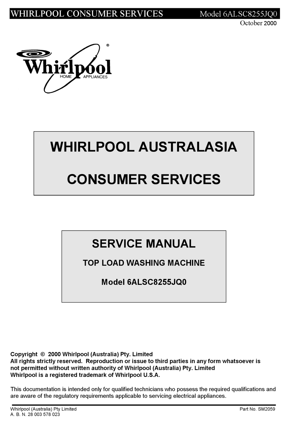 whirlpool 6awtw5550xw