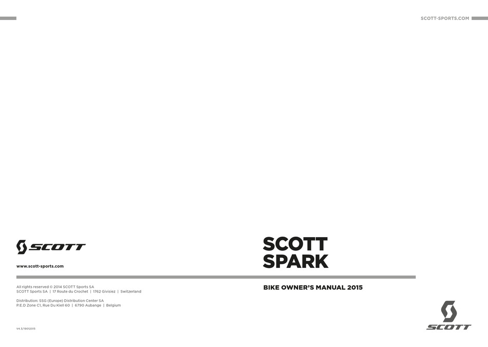 scott spark manual