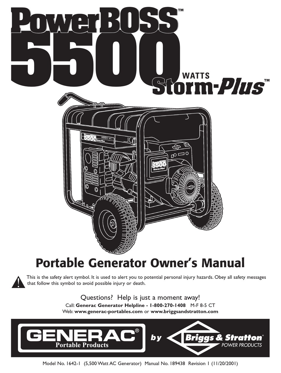 POWERBOSS 5500 STORM-PLUS OWNER'S MANUAL Pdf Download | ManualsLib