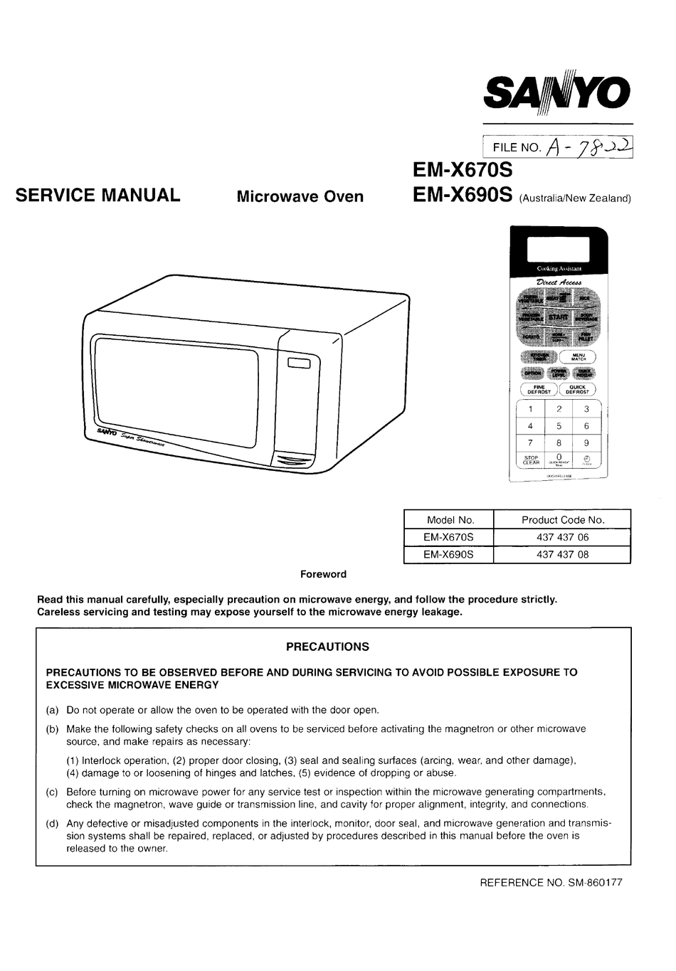 SANYO EM-X690S SERVICE MANUAL Pdf Download | ManualsLib