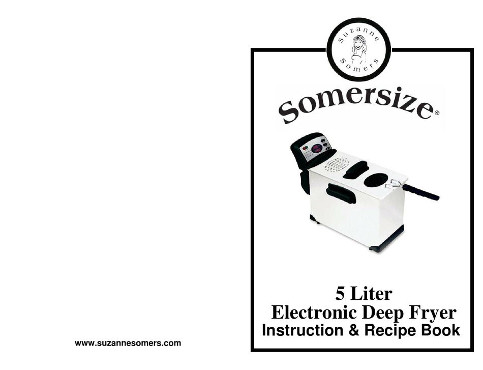SUZANNE SOMERS SOMERSIZE INSTRUCTION/RECIPE BOOKLET Pdf Download