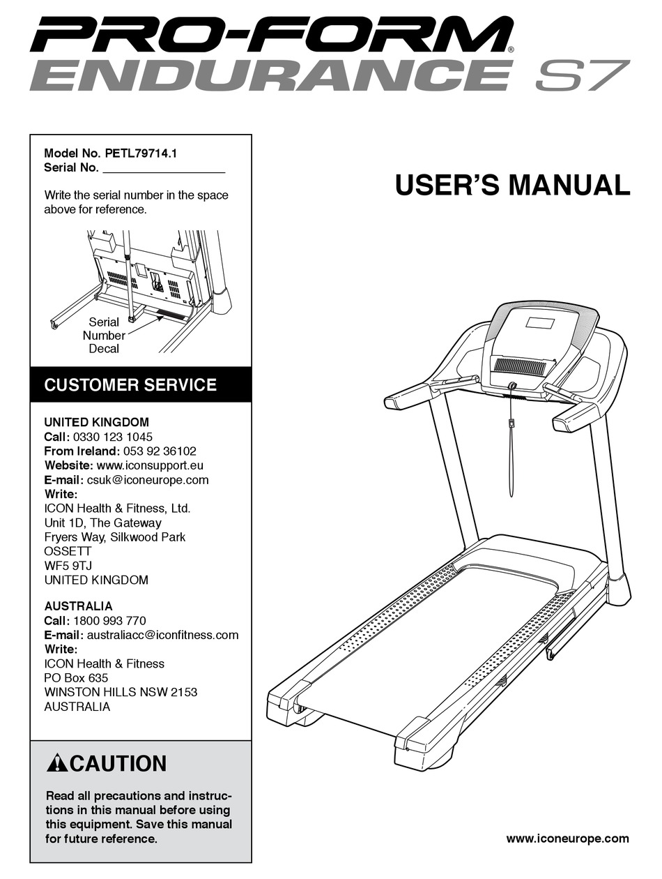 proform sport 4.0 treadmill troubleshooting