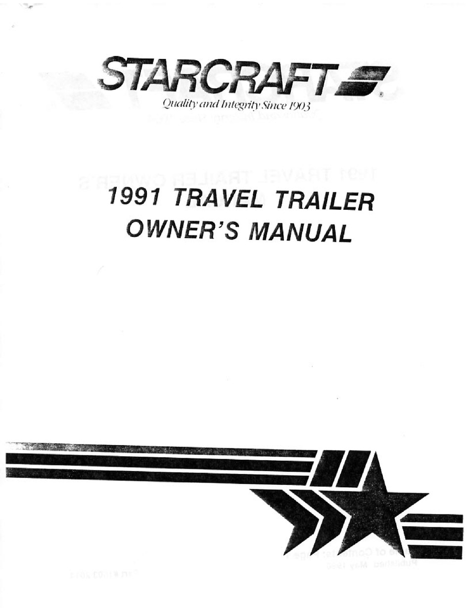 STARCRAFT 1991 TRAVEL TRAILER OWNER'S MANUAL Pdf Download | ManualsLib 1994 Starcraft Pop Up Camper Owners Manual
