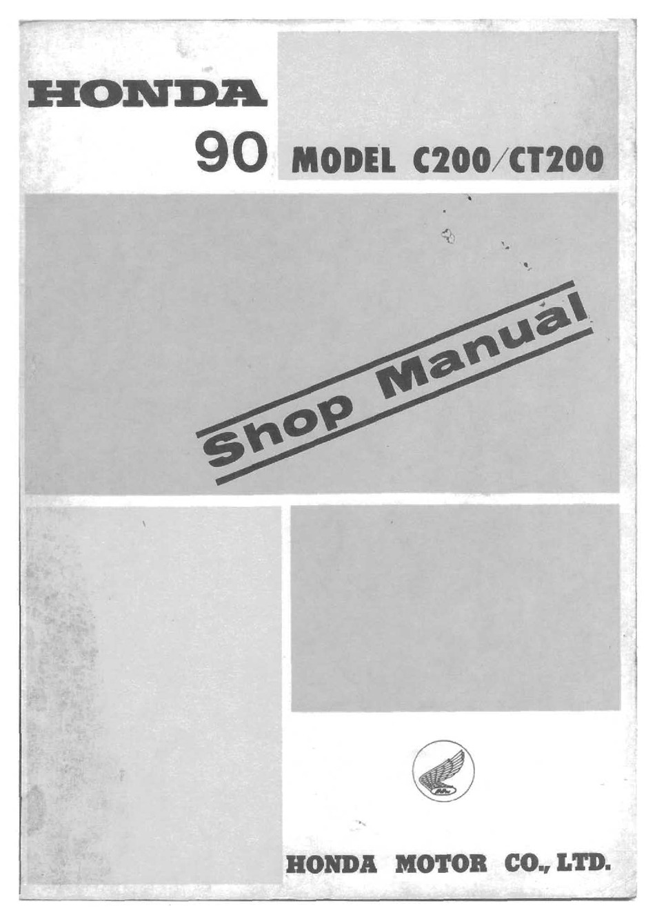 HONDA 90 C200 SERVICE MANUAL Pdf Download | ManualsLib