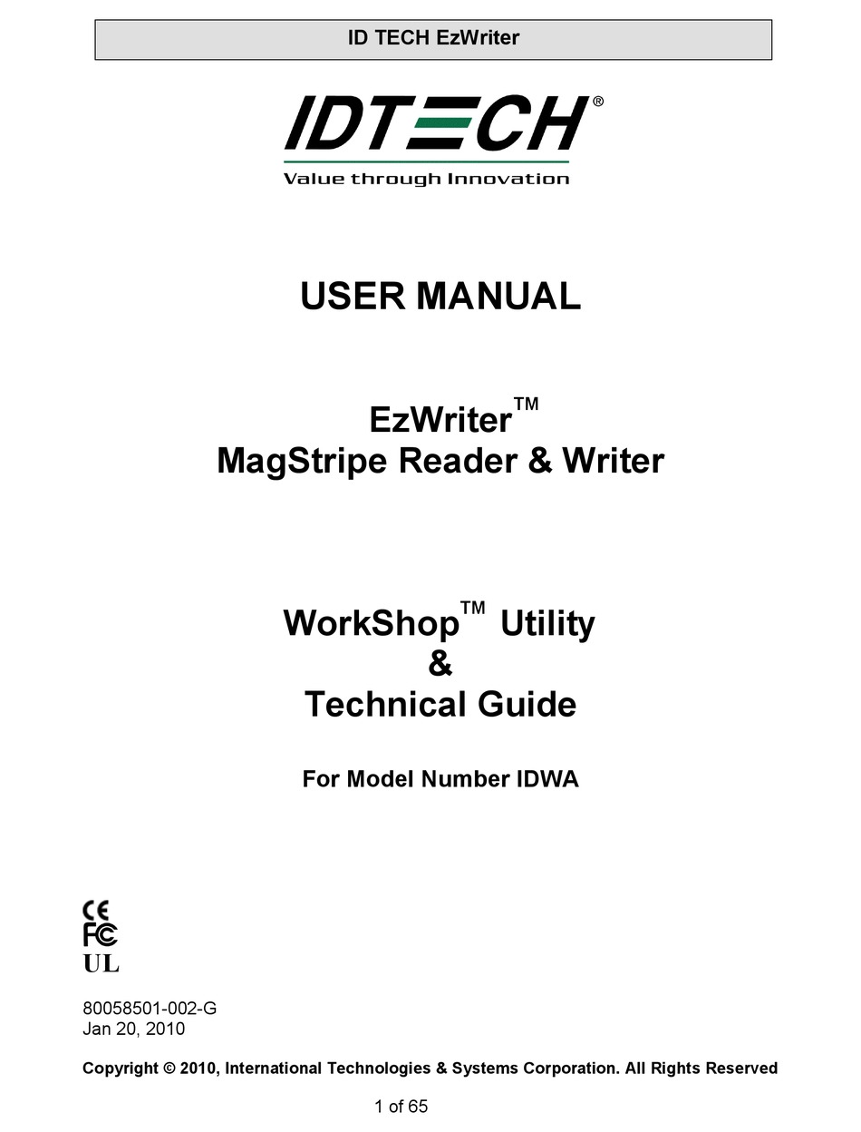 Id Tech Card Reader Software