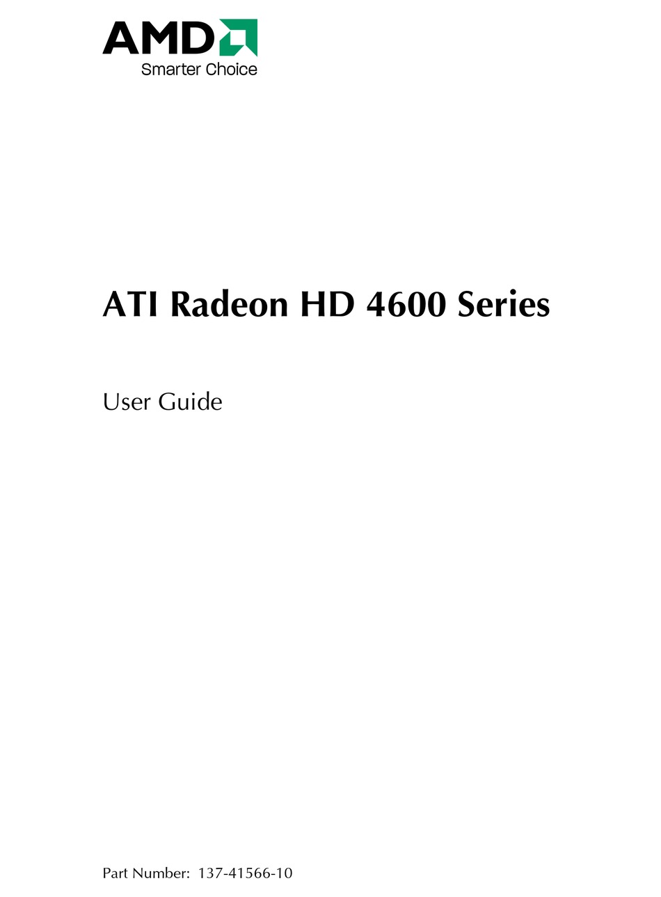 ATI Radeon 4600 Series.
