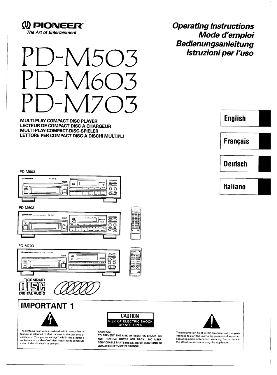 Service Manual-Anleitung für Pioneer PD-S801 PD-52 