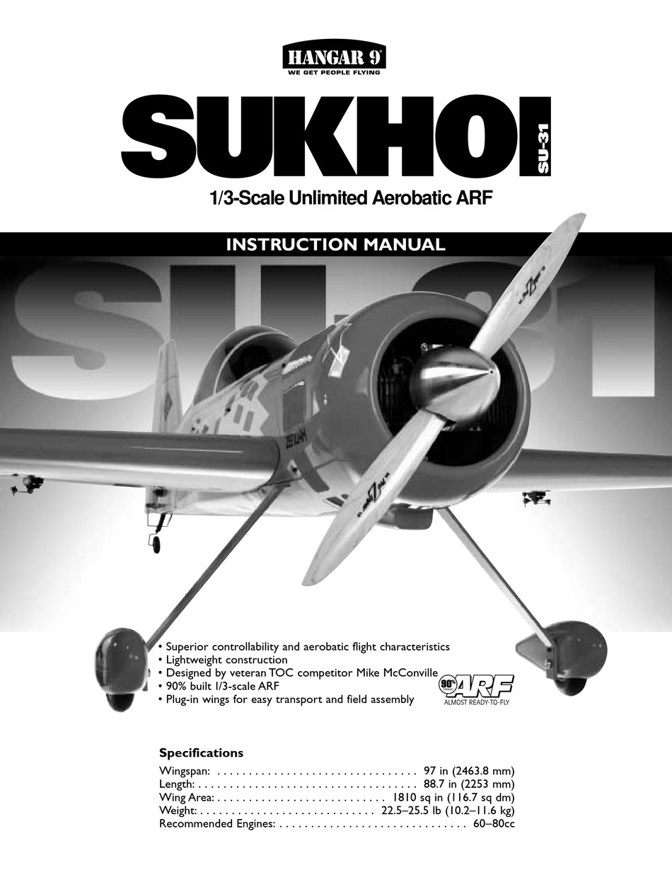 rc sukhoi su 9