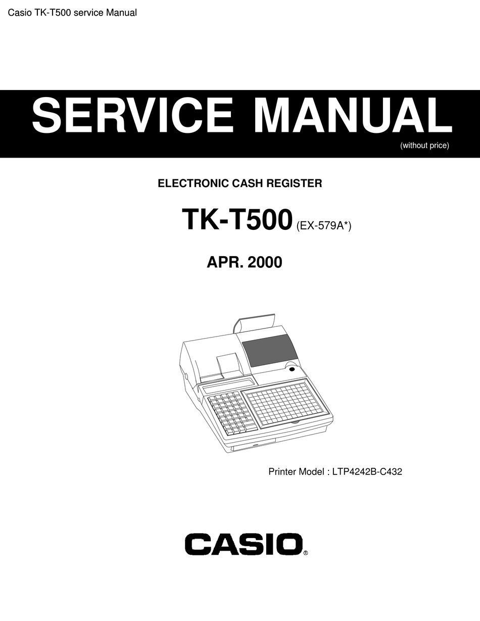 CASIO SERVICE MANUAL Pdf Download | ManualsLib