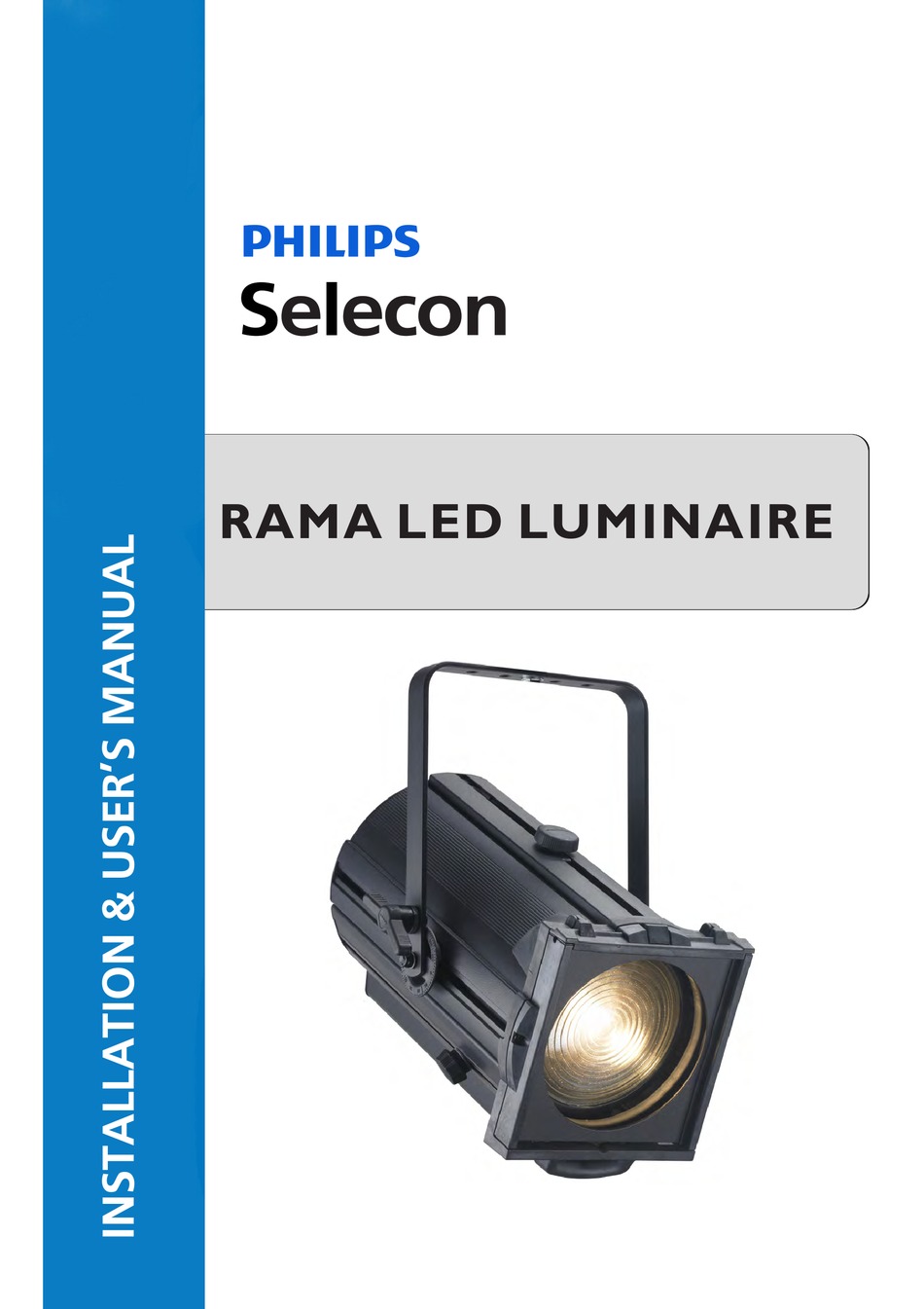 PHILIPS SELECON RAMA LED LUMINAIRES INSTALLATION & USER MANUAL Pdf