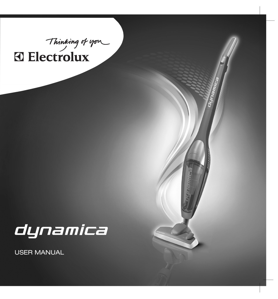 Electrolux Dynamica User Manual [Page 8 