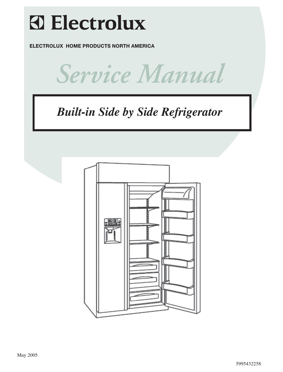 ELECTROLUX BUILTIN 42" SERVICE MANUAL Pdf Download ManualsLib