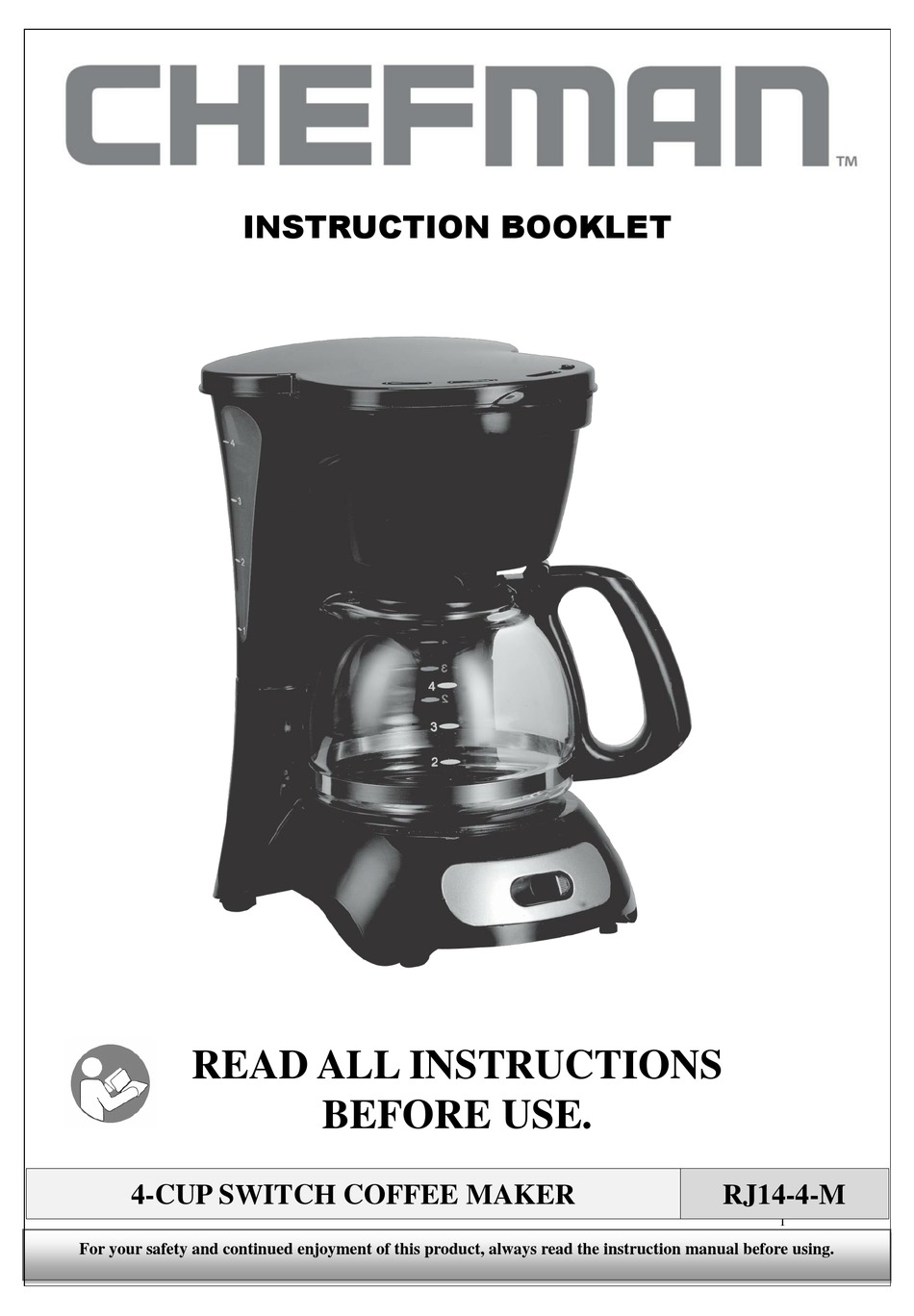 Always Read The Instructions That Come With Your Coffee Maker