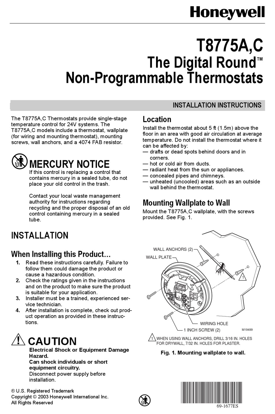 Honeywell T8775a Manual Bank2home