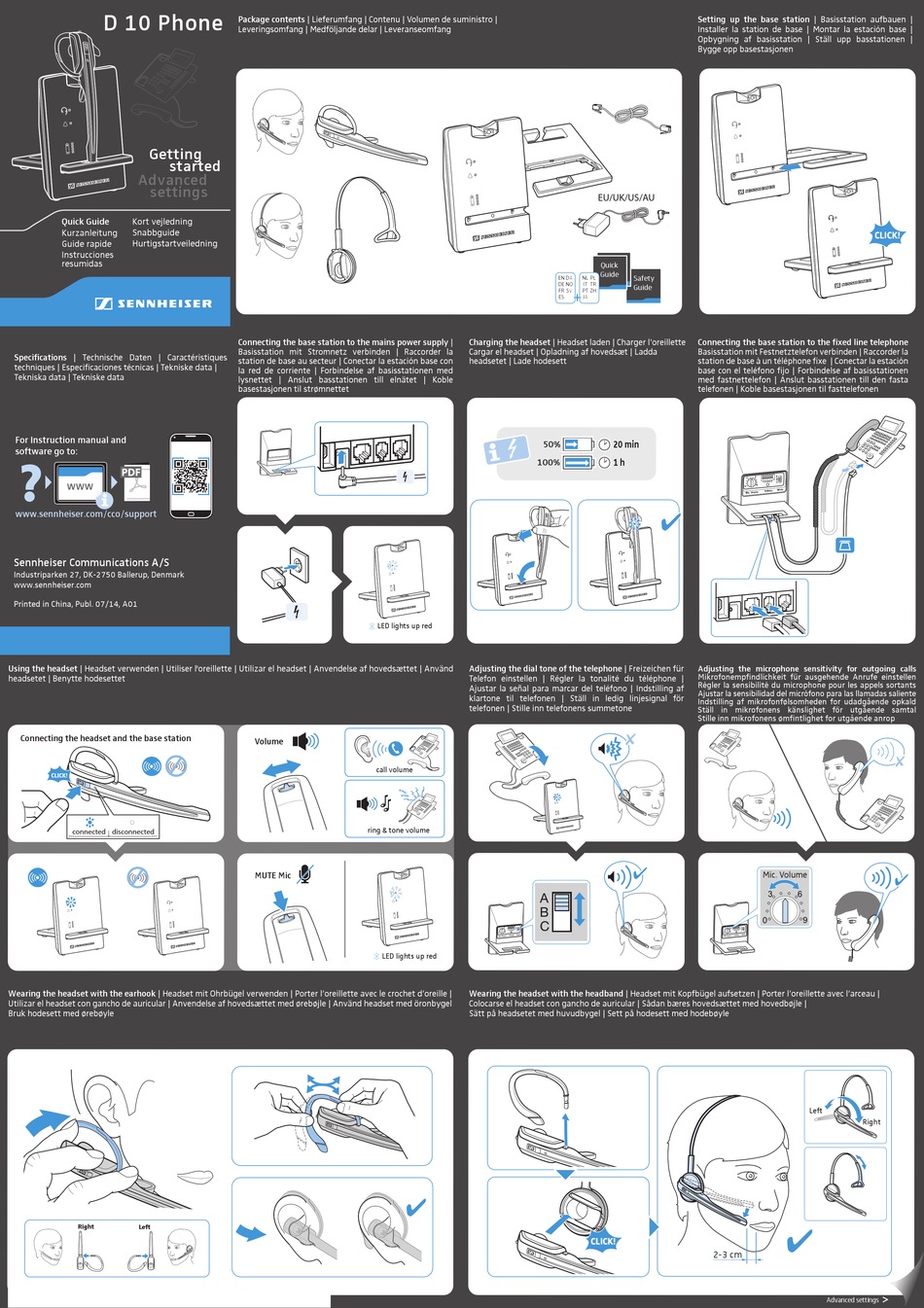 SENNHEISER D 10 PHONE QUICK MANUAL Pdf Download ManualsLib