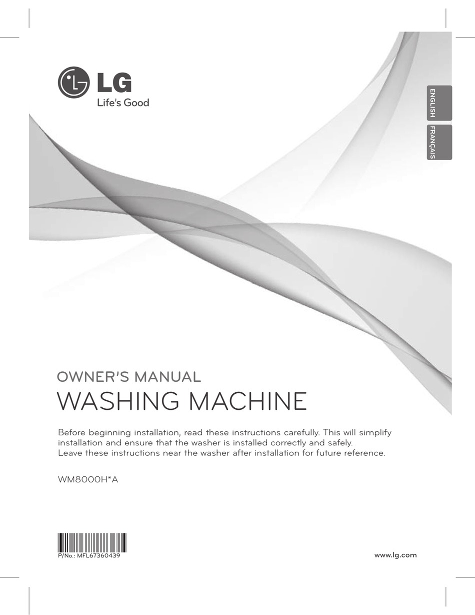 LG WM8000H*A OWNER'S MANUAL Pdf Download | ManualsLib