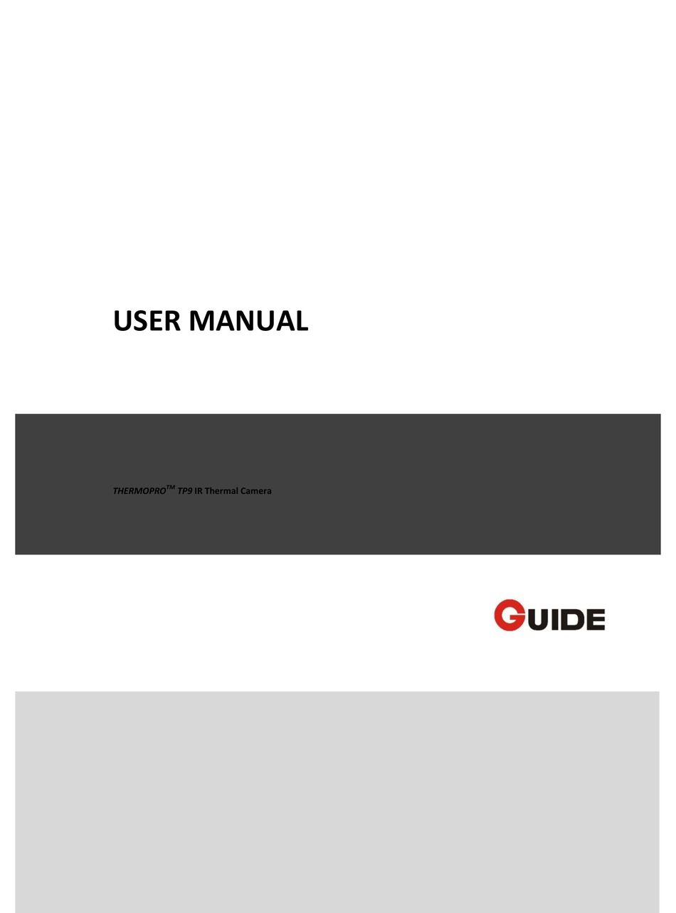 GUIDE THERMOPRO TP9 USER MANUAL Pdf Download ManualsLib