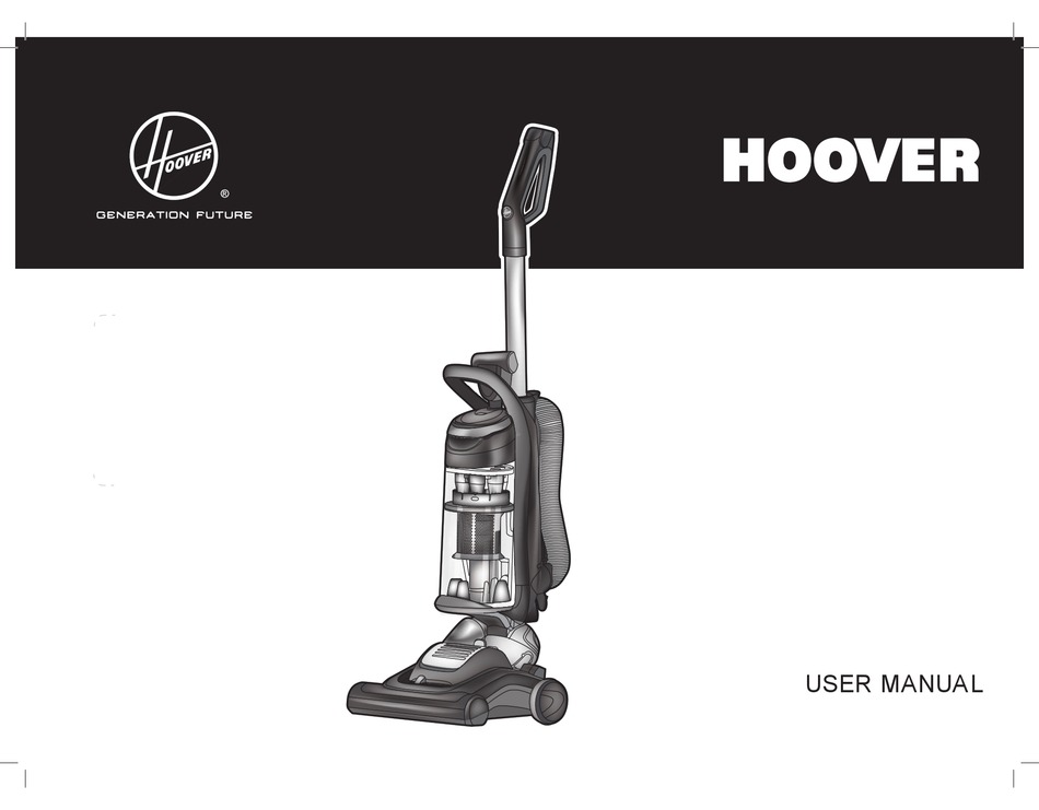 HOOVER VACUUM CLEANER USER MANUAL Pdf Download ManualsLib