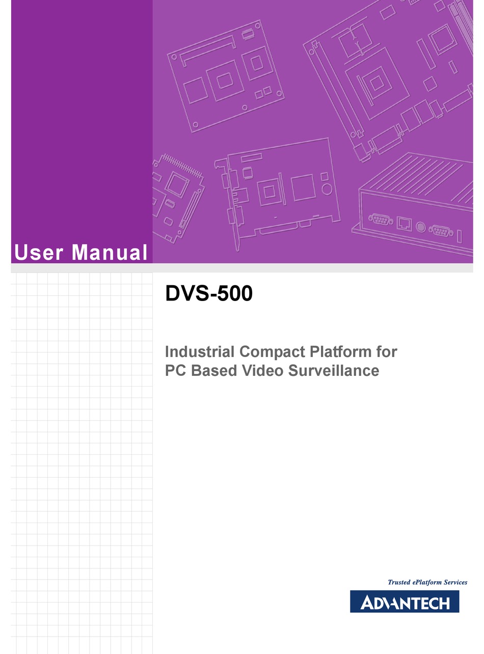ADVANTECH DVS500 USER MANUAL Pdf Download ManualsLib