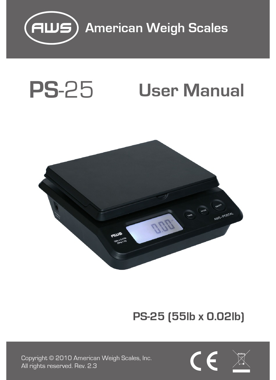 AWS PS25 USER MANUAL Pdf Download ManualsLib